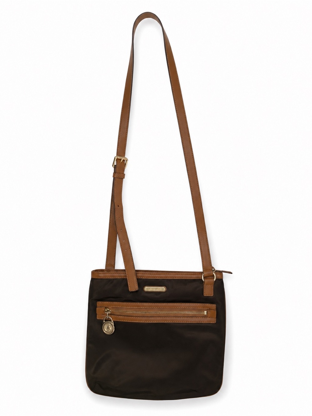 Michael Kors Brown and Tan Crossbody Bag